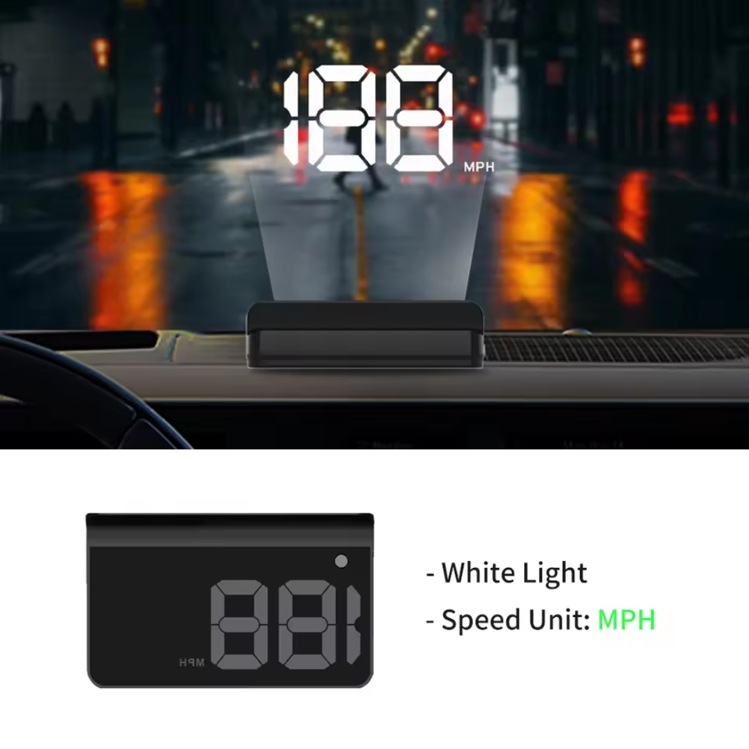 Proyector de Velocidad para Parabrisas de coche