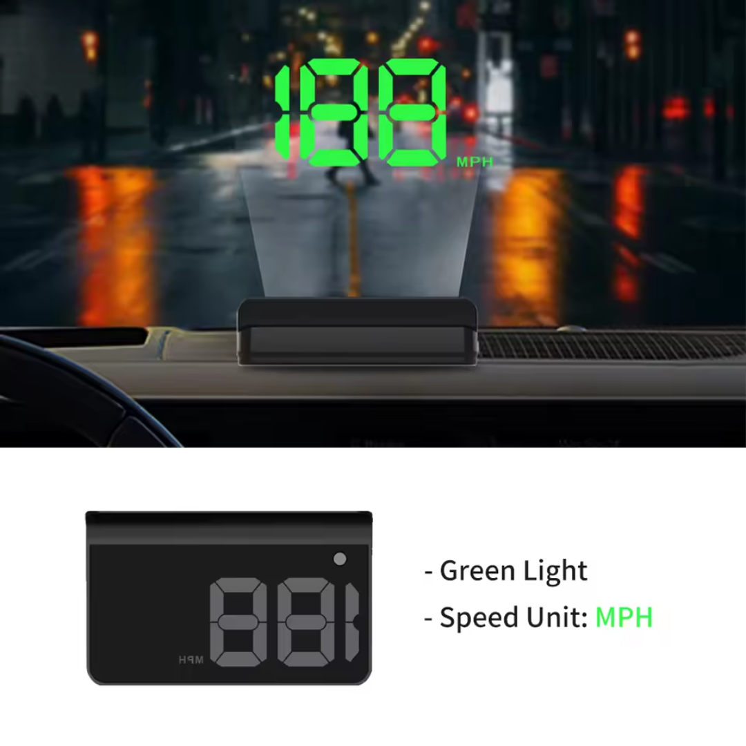 Proyector de Velocidad para Parabrisas de coche